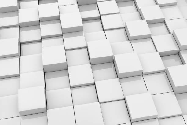 istock Digital 3d background made of glossy cubes 1335432933