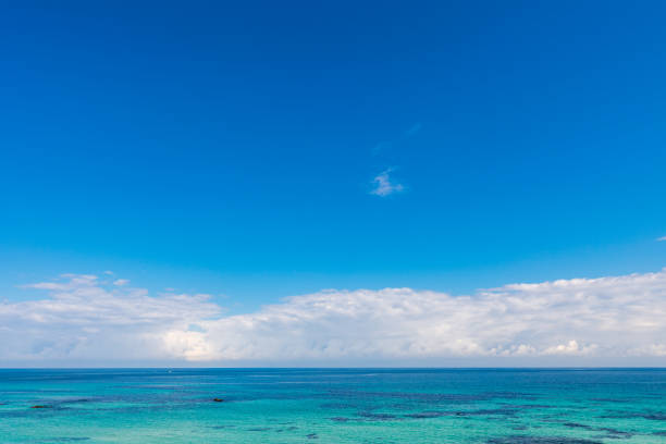 istock Summer Tsunoshima Ohama beach sea and blue sky 1335434745