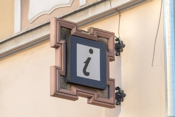 istock Info sign outside a tourism center. 1335445182