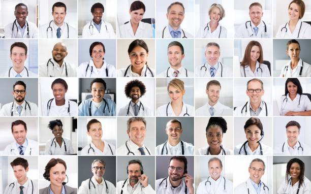 istock Diverse Multicultural Medical Doctor Photo Collage 1335446597