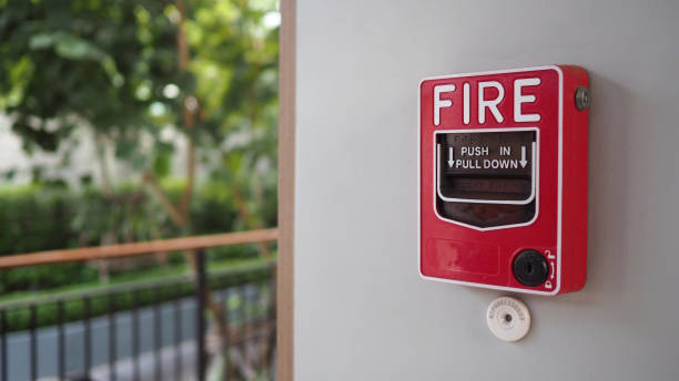istock Emergency Fire alarm notifier or alert or bell warning equipment use when on fire. 1335455445