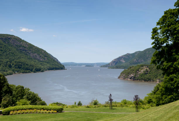 Hudson Valley New York View of the Hudson Valley from Westpoint, New York. hudson valley stock pictures, royalty-free photos & images