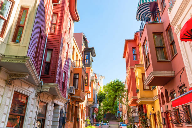 istock Colorful houses street architecture 1335474612
