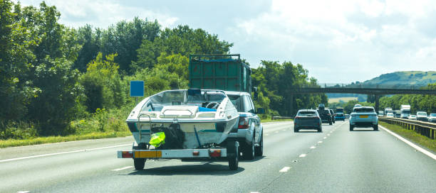 istock Leisure Boat In Tow 1335479726