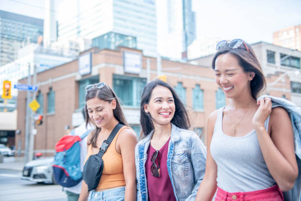 istock Young female university students in the city 1335494865