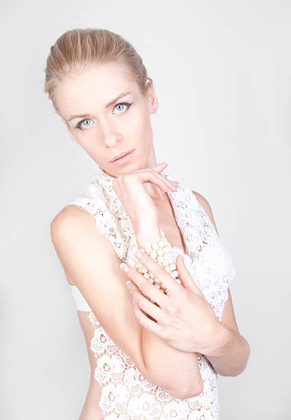 istock young beautiful blond woman with long acrylic nails 133549488