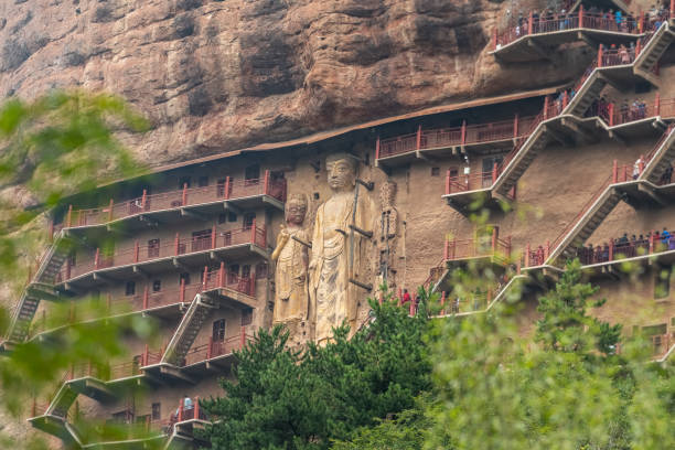 istock View of Maijishan hill caves 1335504461