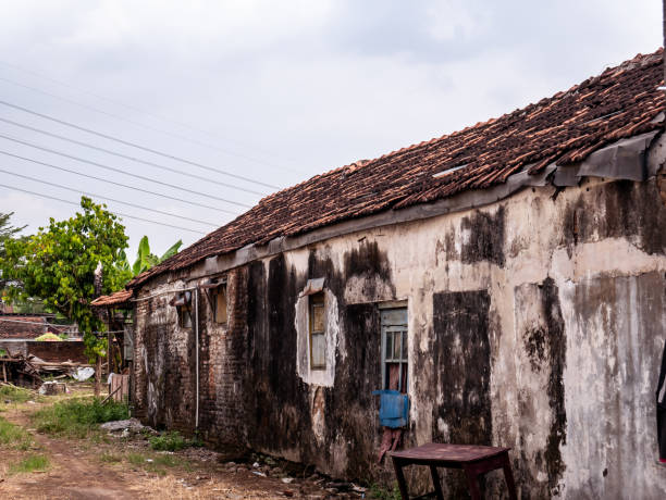 istock old houses that are commonly found on the island of Java with various stains 1335507656