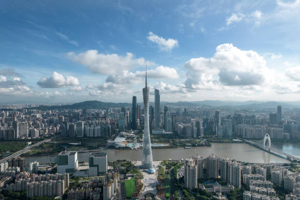 istock Aerial view of urban axis line 1335509925