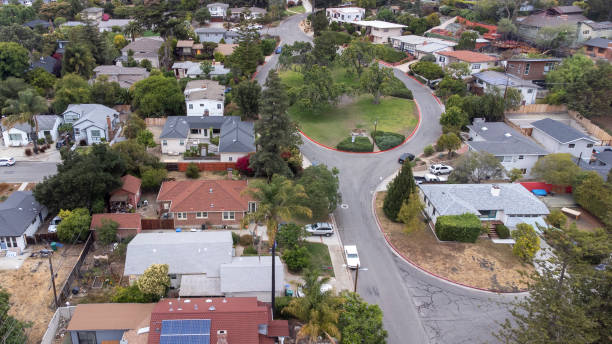 istock Aerial View of Small Town 1335510024