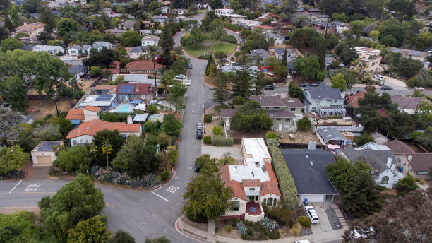 istock Aerial View of Small Town 1335510032