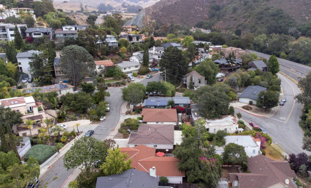 istock Aerial View of Small Town 1335510047