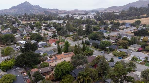 istock Aerial View of Small Town 1335510065