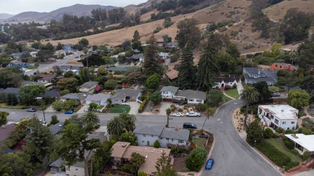 istock Aerial View of Small Town 1335510071