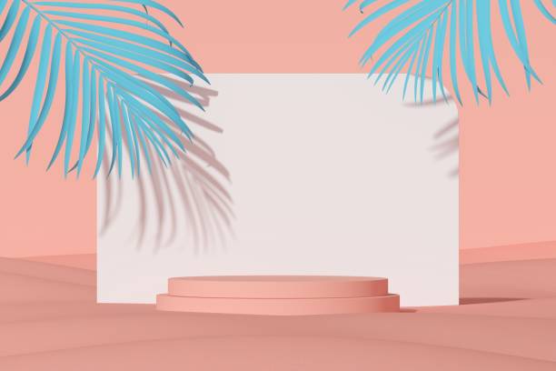 istock Abstract background. mock up scene for product display. 3d render 1335516661