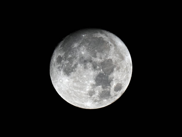 istock Waxing Gibbous Moon against Black Sky 1335526824