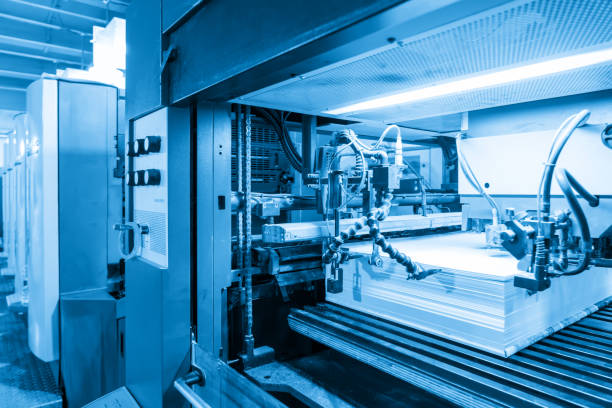 istock The printing press is working in the printing workshop 1335535551