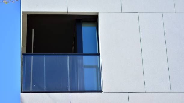 istock Modern apartment building in sunny day. 1335542508