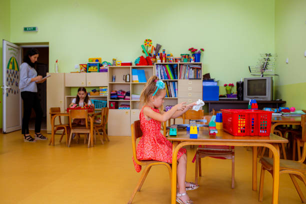 istock Day in the preschool classroom 1335545792
