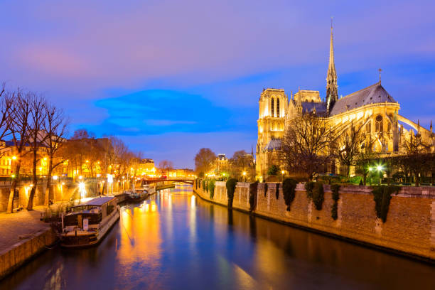 istock Notre-Dame Cathedral in Paris, France 1335549921