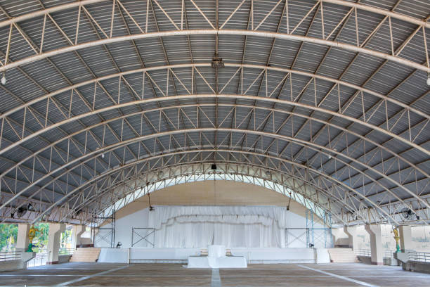 istock Steel roof frame 1335550661