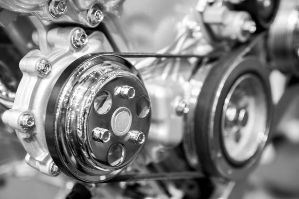 istock The design of the modern car engine. 1335553713