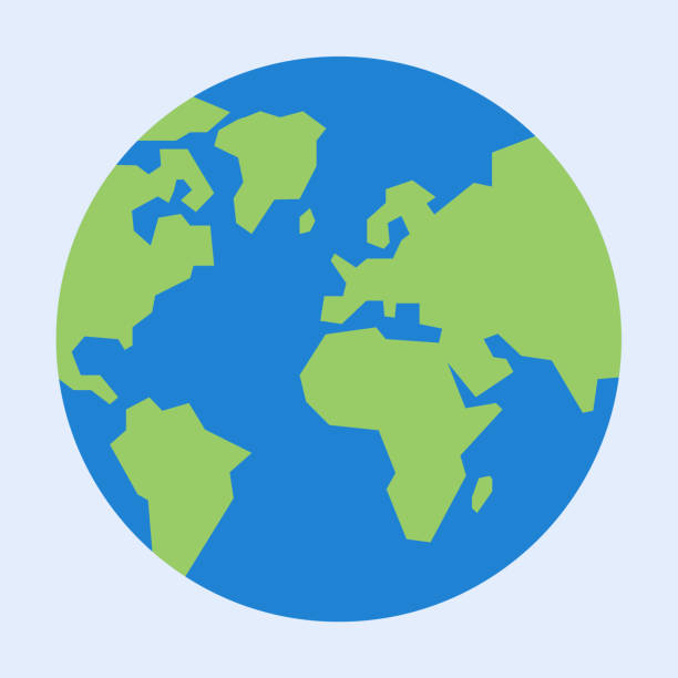 Planet Earth Planet Earth equator line stock illustrations