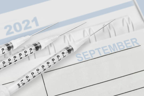 istock German calendar September 2021 and three injections 1335562756