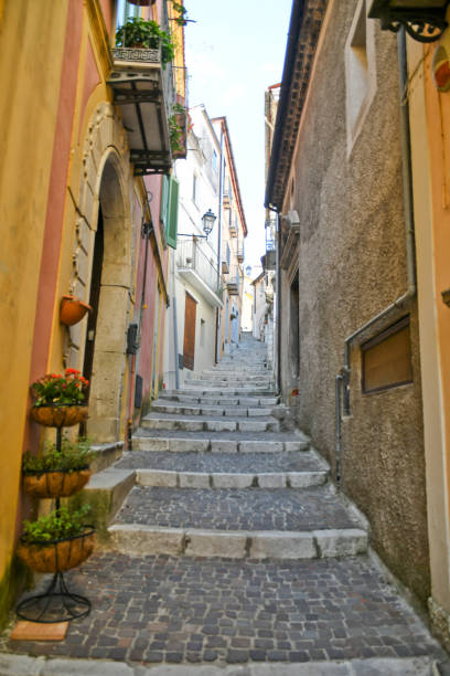 istock The town of Rivello, Italy. 1335563102