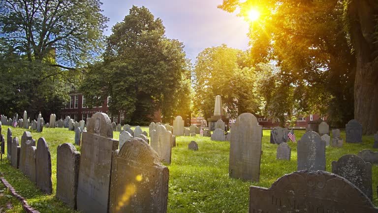 Cemetery. Boston. USA