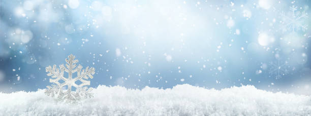 istock Festive winter snow background with snowdrifts. 1335596624