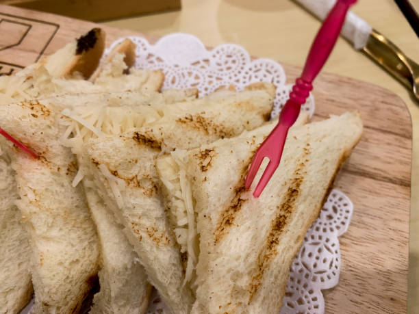 istock The cheese-stuffed toast dish 1335601915