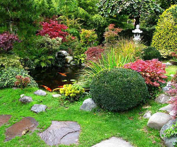 istock Japanese garden 133563850