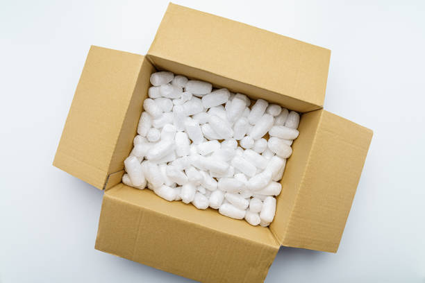istock Cardboard box and  packing supplies 1335650407