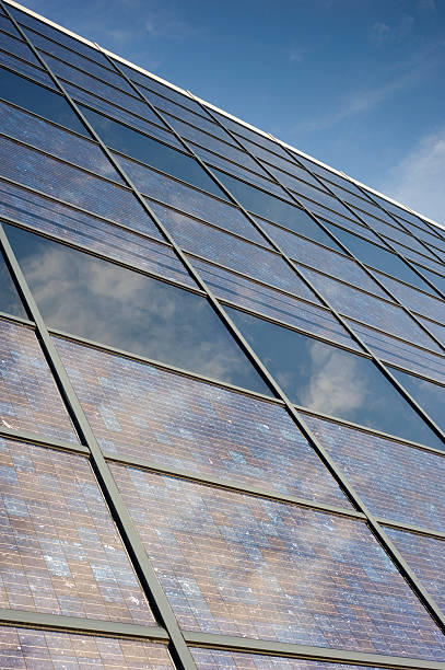 istock Solar Photovoltaic Glass Building Facace 133565190