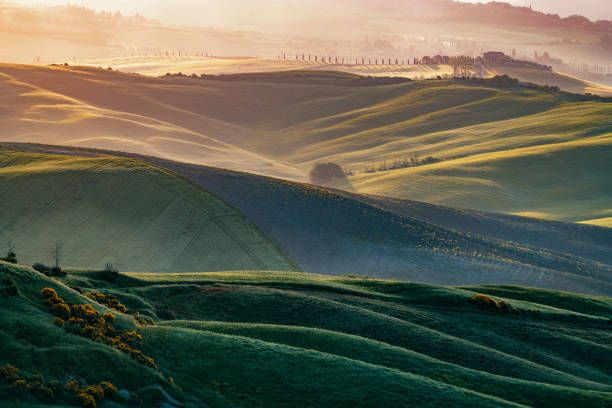 istock Tuscany Landscape At Sunset - Crete Senesi 1335665370