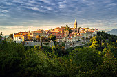 Labin old town croatia istria