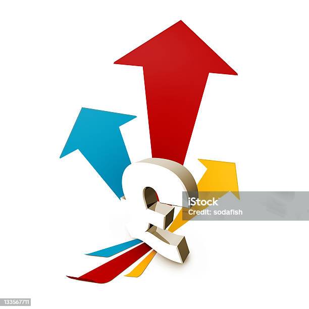 Growth Amp Success Stock Photo - Download Image Now - Arrow Symbol, Banking, British Currency