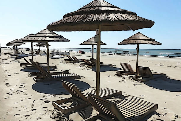 istock Beach life Scheveningen in summertime 1335677486