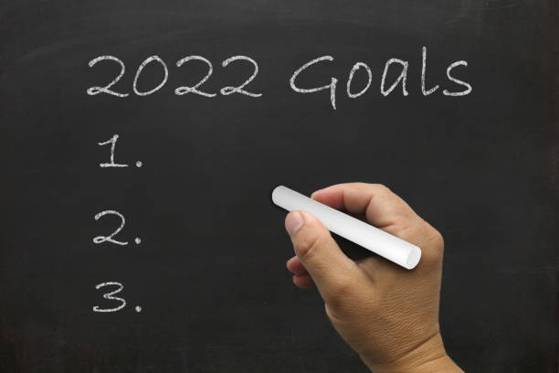 istock New year 2022 resolutions goal blackboard 1335678827
