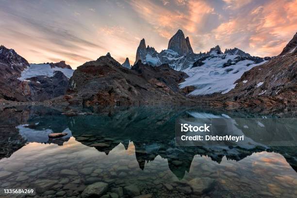 Mount Fitz Roy With Laguna Sucia Patagonia Argentina Stock Photo - Download Image Now