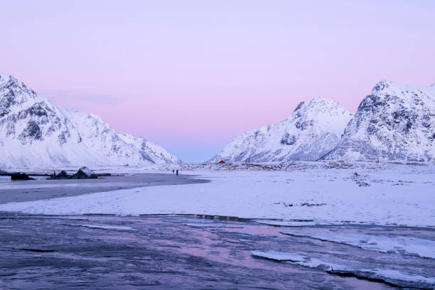 istock Skagsanden Beach at dusk in Winter 1335684489
