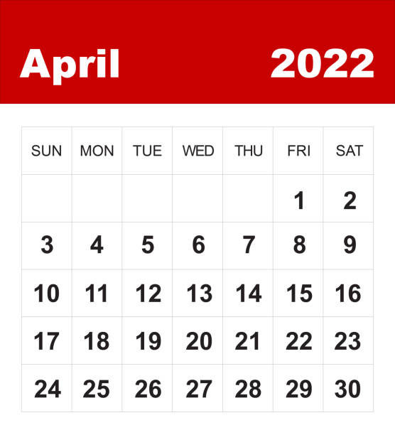 istock April 2022 calendar 1335686926