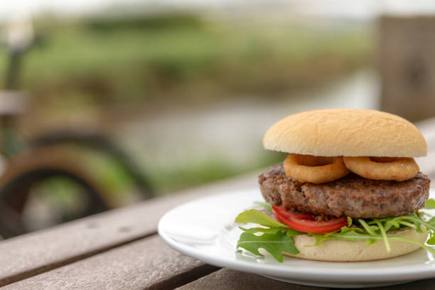 Picture of a hamburger.   
