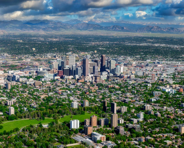 istock Colorado Rock Mountain rand with Denver skyline 1335690281
