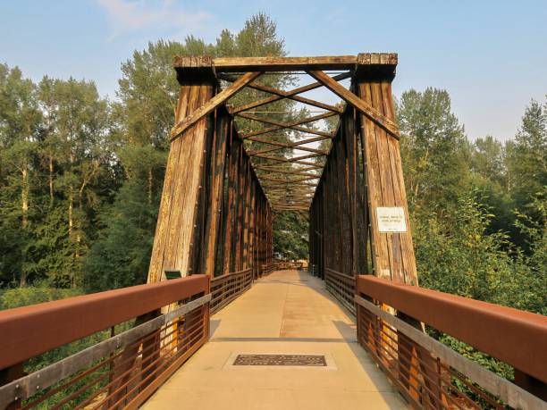istock Dungeness River Bridge in Olympic Peninsula 1335692562
