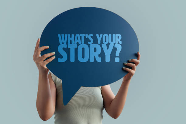 ¿cuál es tu historia? - contar una historia fotografías e imágenes de stock