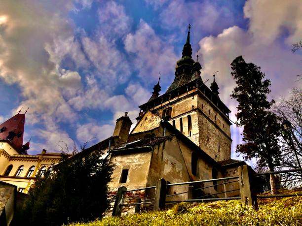 istock Medieval Building at Sighisoara, Romania 1335727941