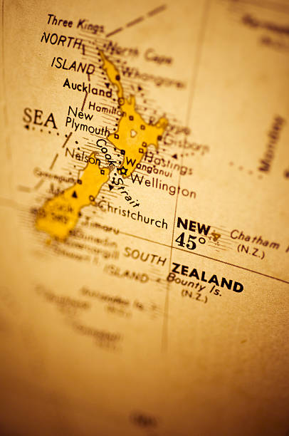 istock Map of New Zealand 133573225