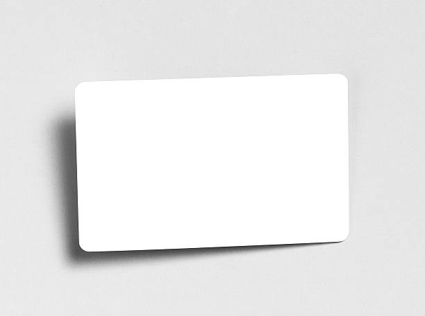 cartão de crédito em branco - cartão de saudações - fotografias e filmes do acervo